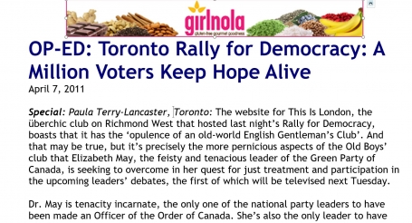 <b>Federal Parties’ Leaders’ Debate, April 2011 – The Toronto Star </b><p><br></p> image