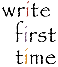 Write First Time Logo