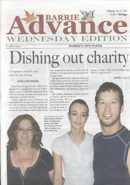 <b style="disabledisabledisablecolor: rgb(51, 51, 51);">Community Fundraising &mdash; The Barrie Advance</b>