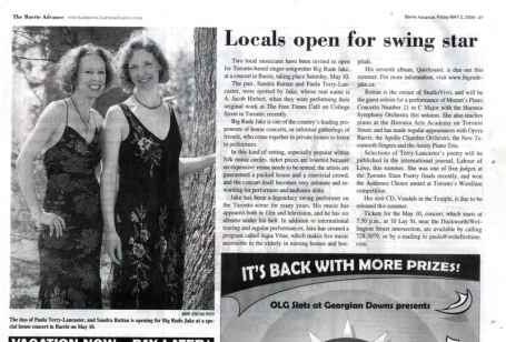 <b>Vandals in the Temple Premiere &mdash; The Barrie Advance</b>